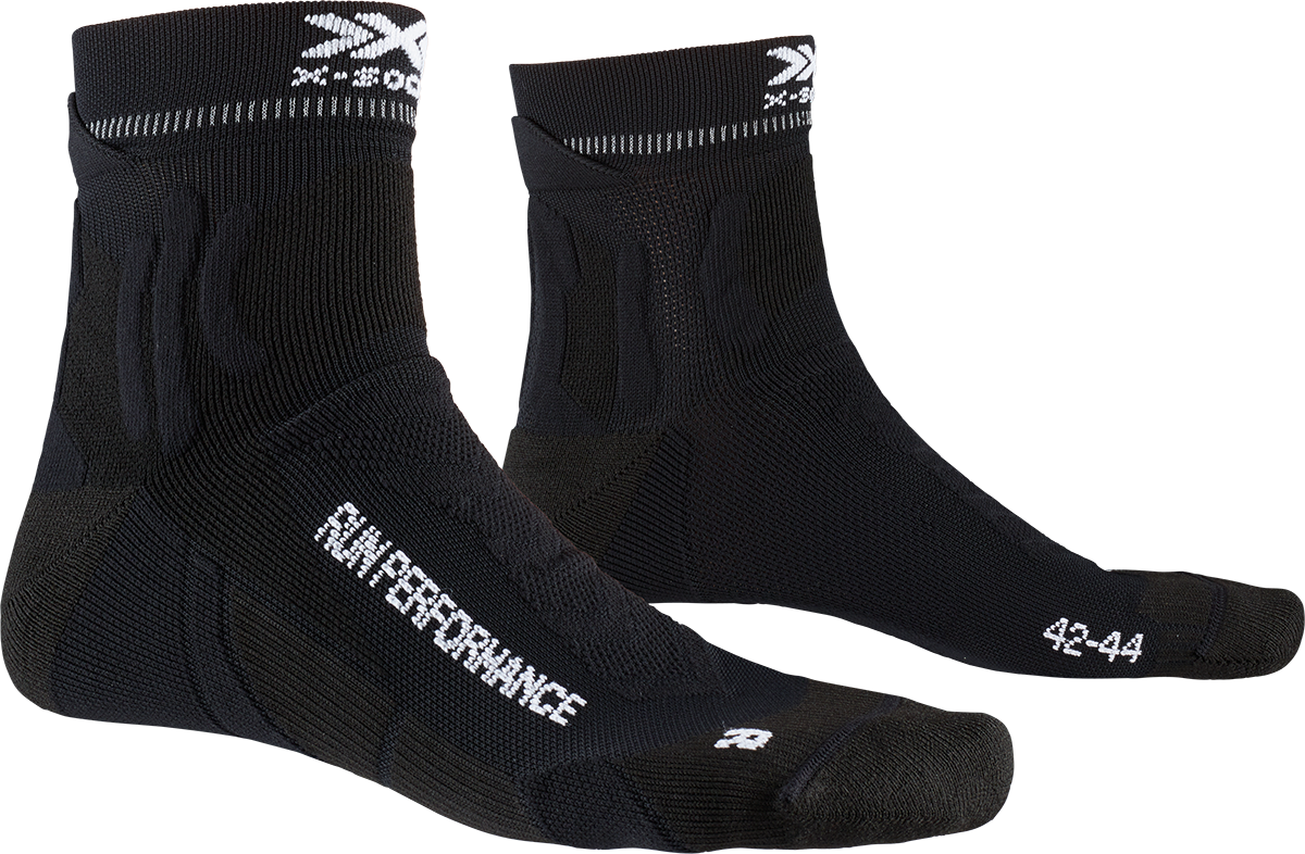 X-SOCKS RUN PERFORMANCE - Teal Blue Pearl Grey - Low Cut - 4 of 5