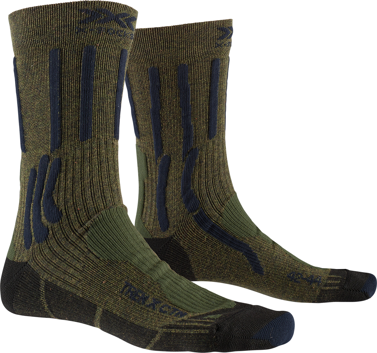 X-SOCKS TREK X CTN - Forest Green Midnight Blue - Crew - 3 of 5