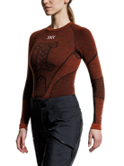 X-BIONIC SYMBIO MERINO SHIRT LS WMN - Clay - Longsleeves - 12 of 24
