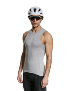 X-BIONIC XCEED RIDE BASELAYER TANK TOP UNISEX - Seal Grey Silver Grey - Tanks - 9 of 9