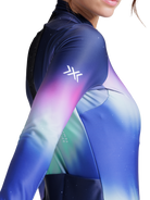 X-BIONIC COREFUSION RIDE JERSEY LS WMN - Aurora Polychrome - Zip Shirts - 12 of 14