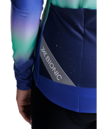 X-BIONIC COREFUSION RIDE JERSEY LS WMN - Aurora Polychrome - Zip Shirts - 7 of 14