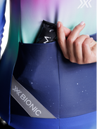 X-BIONIC COREFUSION RIDE JERSEY LS WMN - Aurora Polychrome - Zip Shirts - 8 of 14