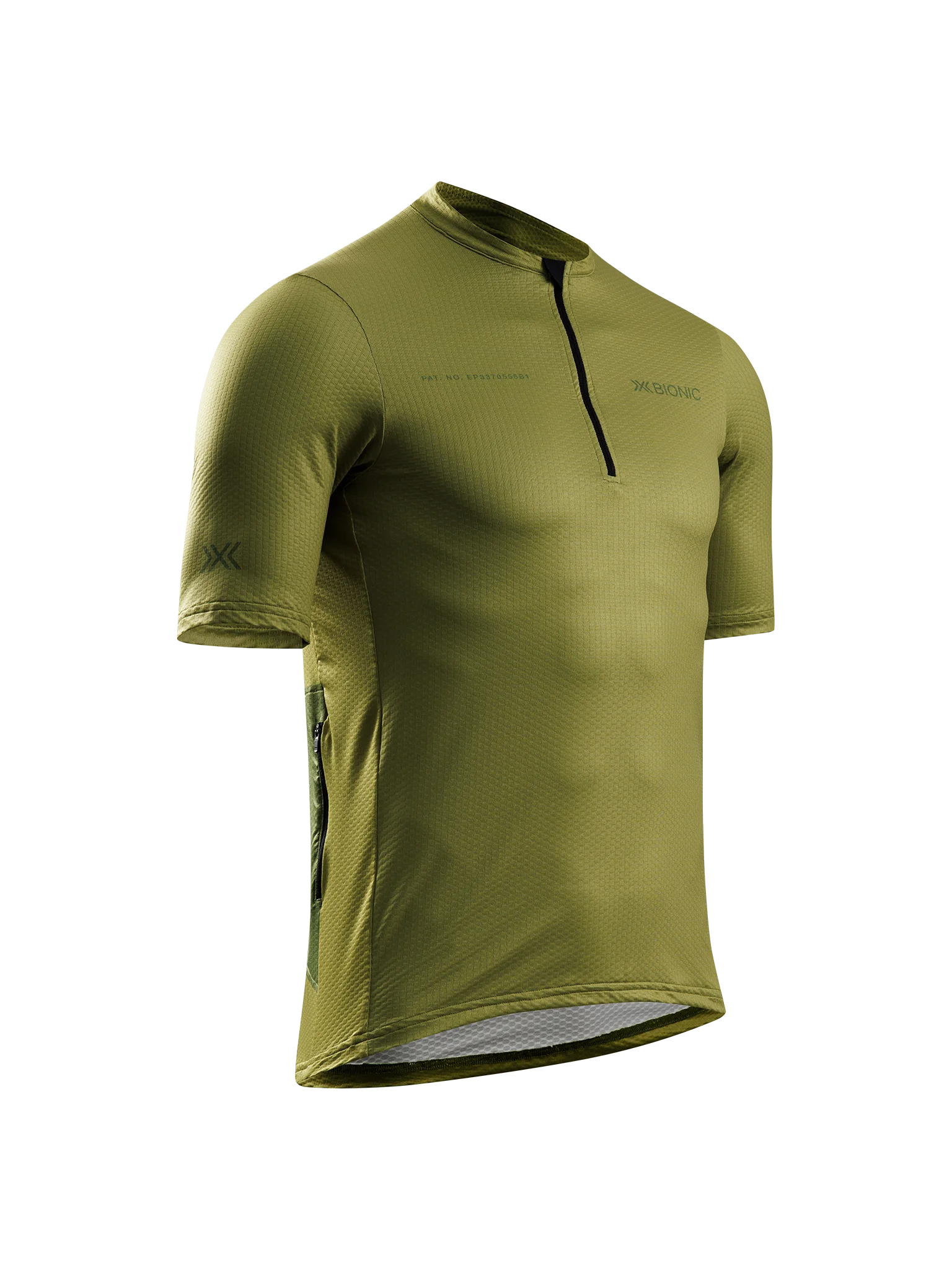 X-BIONIC COREFUSION GRAVEL JERSEY MEN - Olive Green Olive Clay - Zip Shirts - 1 of 29