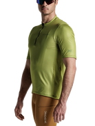X-BIONIC COREFUSION GRAVEL JERSEY MEN - Olive Green Olive Clay - Zip Shirts - 5 of 29