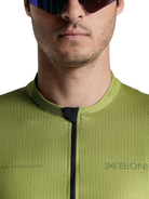 X-BIONIC COREFUSION GRAVEL JERSEY MEN - Olive Green Olive Clay - Zip Shirts - 7 of 29
