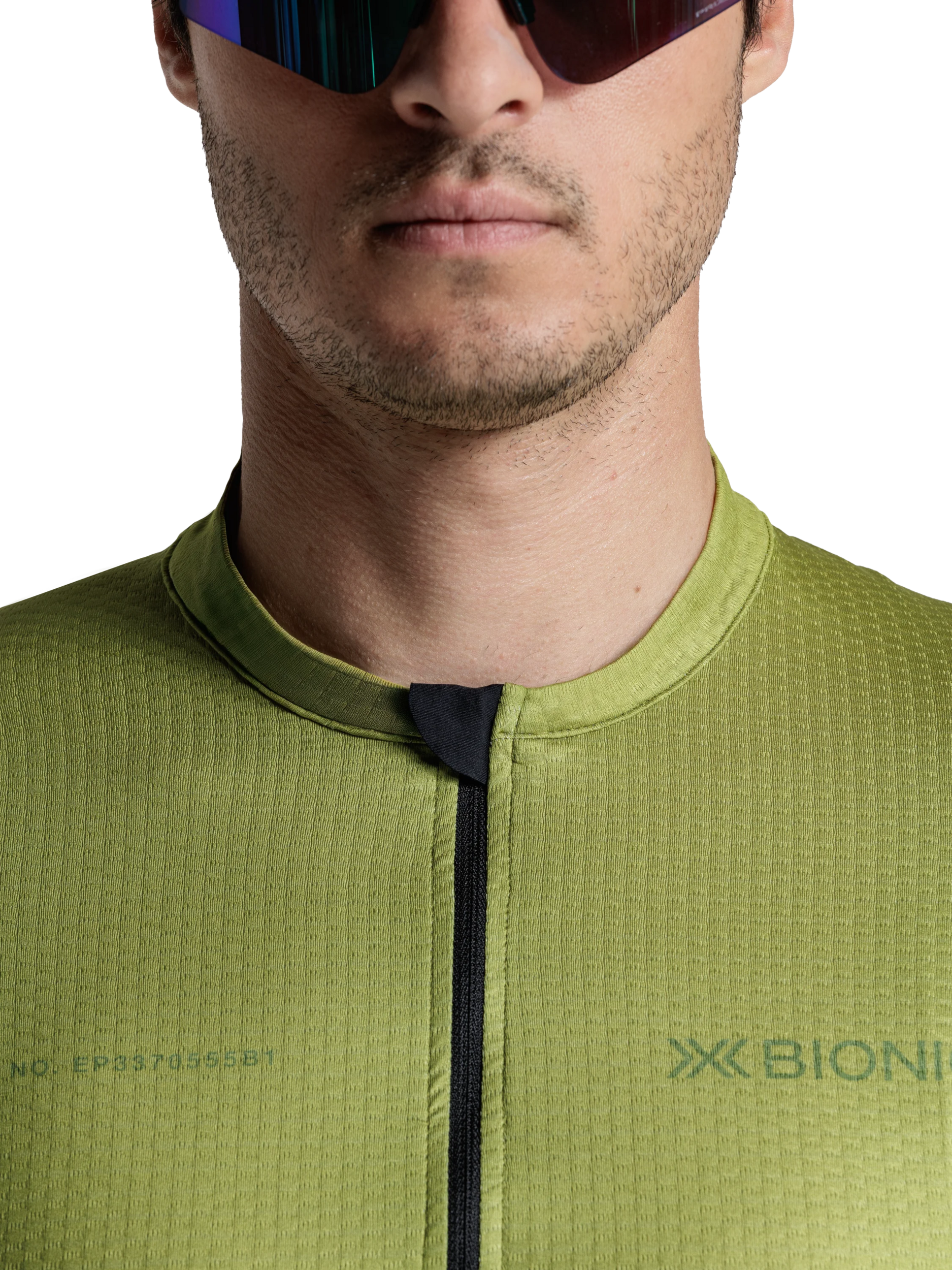 X-BIONIC COREFUSION GRAVEL JERSEY MEN - Olive Green Olive Clay - Zip Shirts - 7 of 29