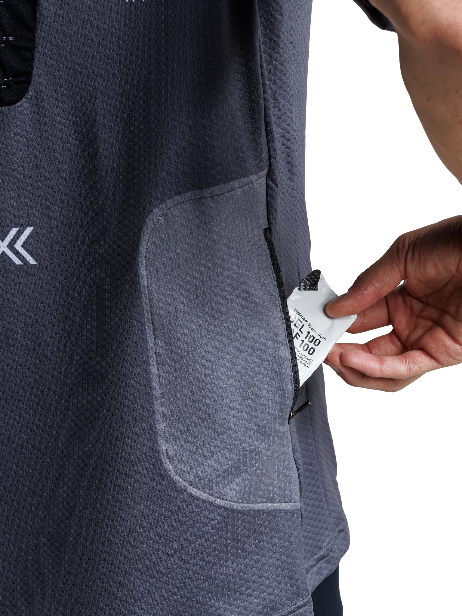 X-BIONIC COREFUSION GRAVEL JERSEY MEN - Anthracite - Zip Shirts - 25 of 29