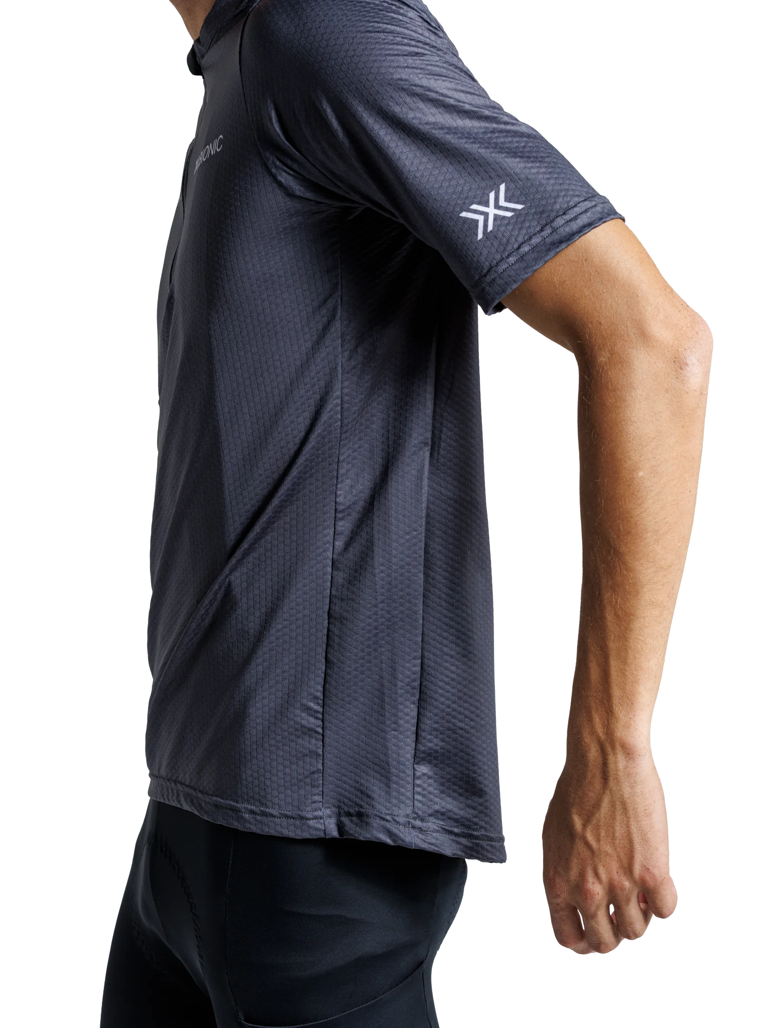 X-BIONIC COREFUSION GRAVEL JERSEY MEN - Anthracite - Zip Shirts - 26 of 29