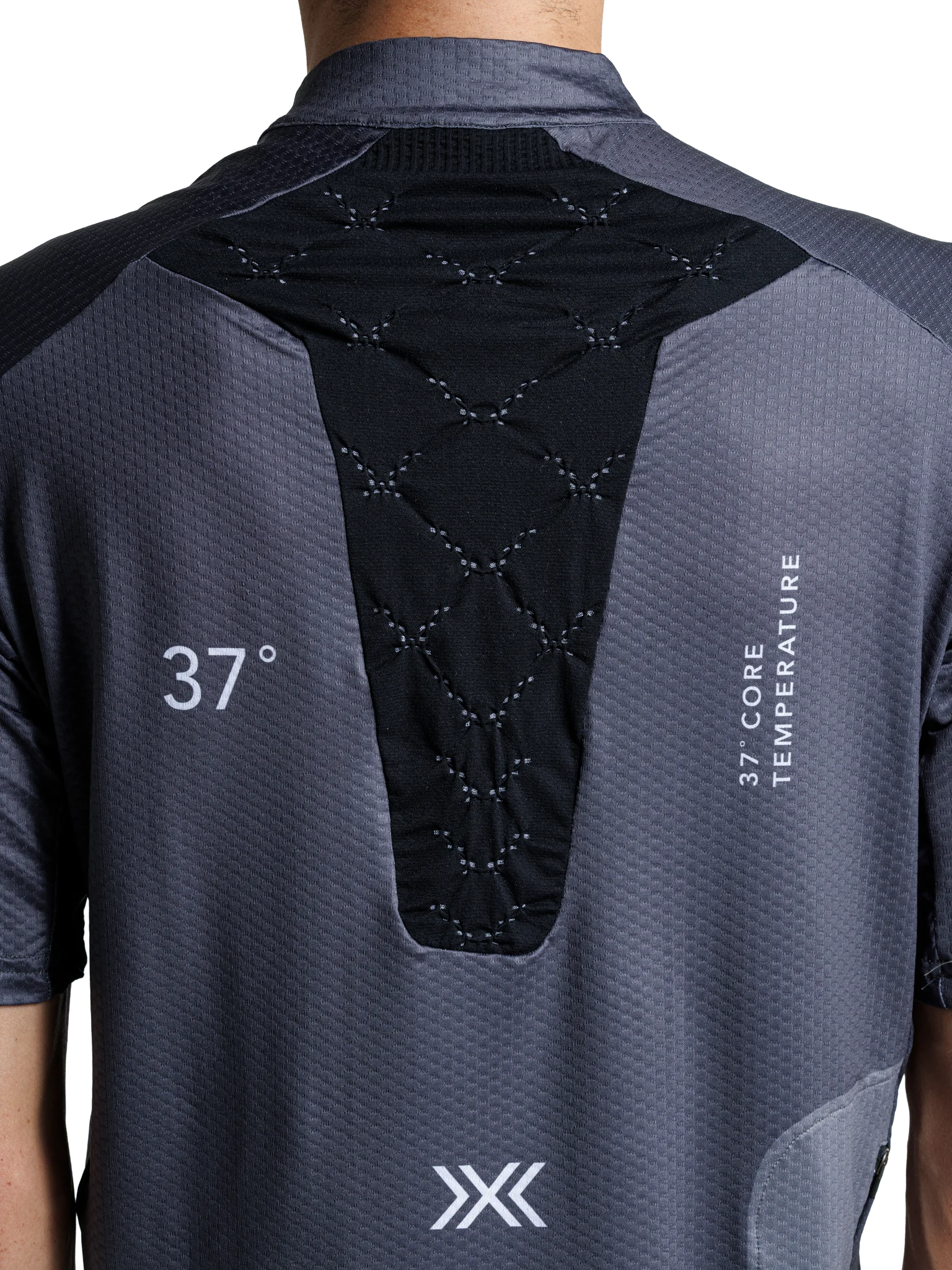 X-BIONIC COREFUSION GRAVEL JERSEY MEN - Anthracite - Zip Shirts - 28 of 29