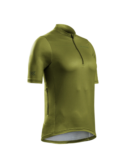 X-BIONIC COREFUSION GRAVEL JERSEY WMN - Olive Green Olive Clay - Zip Shirts - 1 of 29