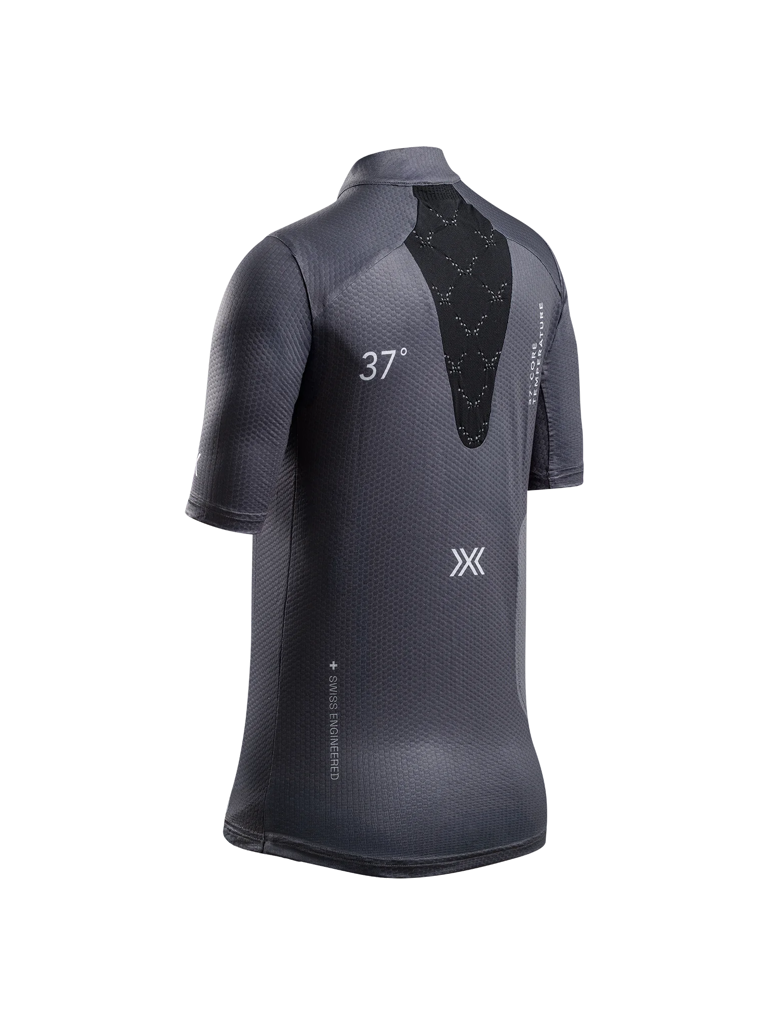 X-BIONIC COREFUSION GRAVEL JERSEY WMN - Anthracite - Zip Shirts - 21 of 29