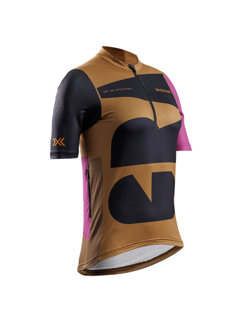 X-BIONIC COREFUSION GRAVEL JERSEY WMN - Multi Color Peanut Butter - Zip Shirts - 11 of 29
