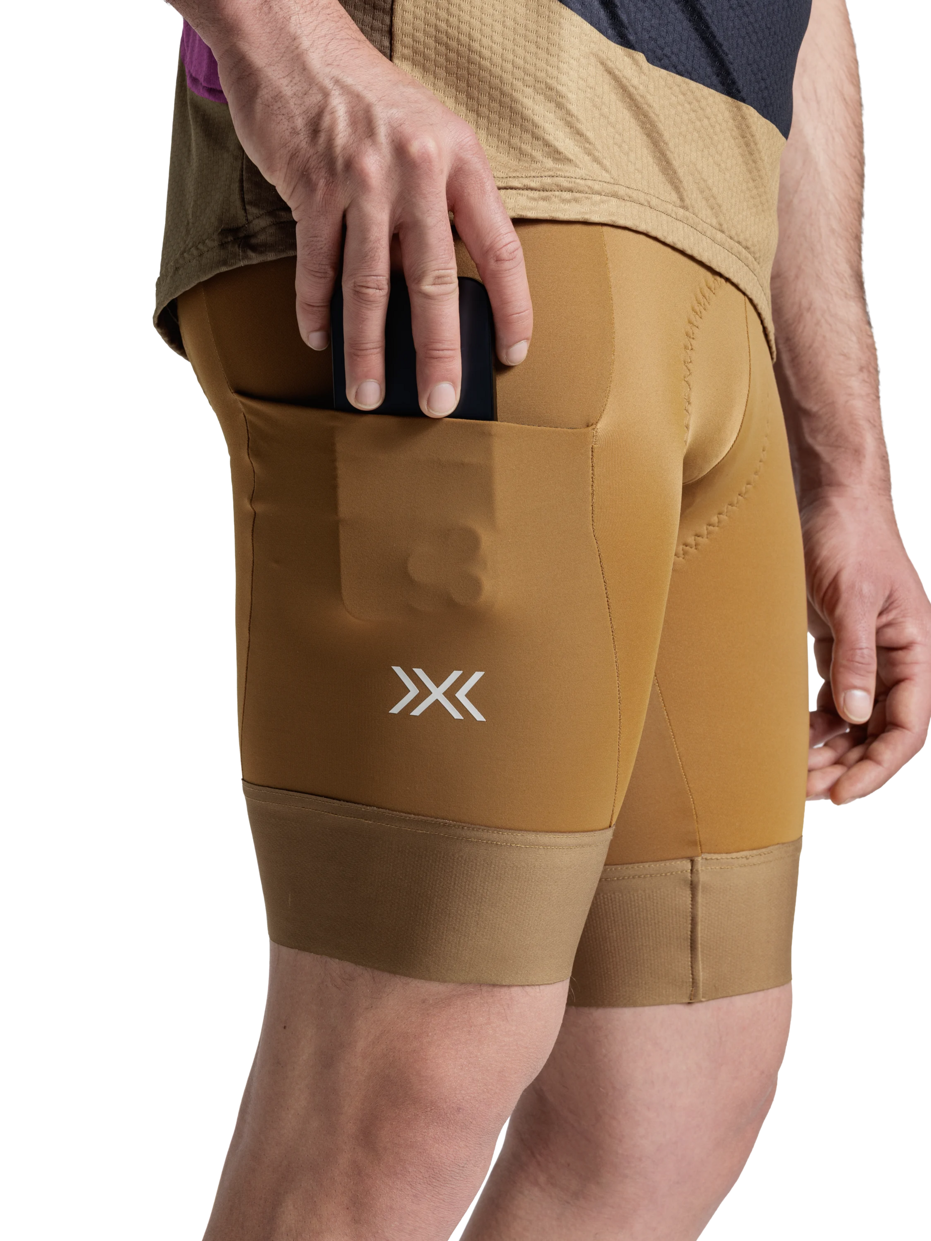 X-BIONIC COREFUSION RIDE GRAVEL BIB SHORTS MEN - Earth - Bibs - 14 of 15