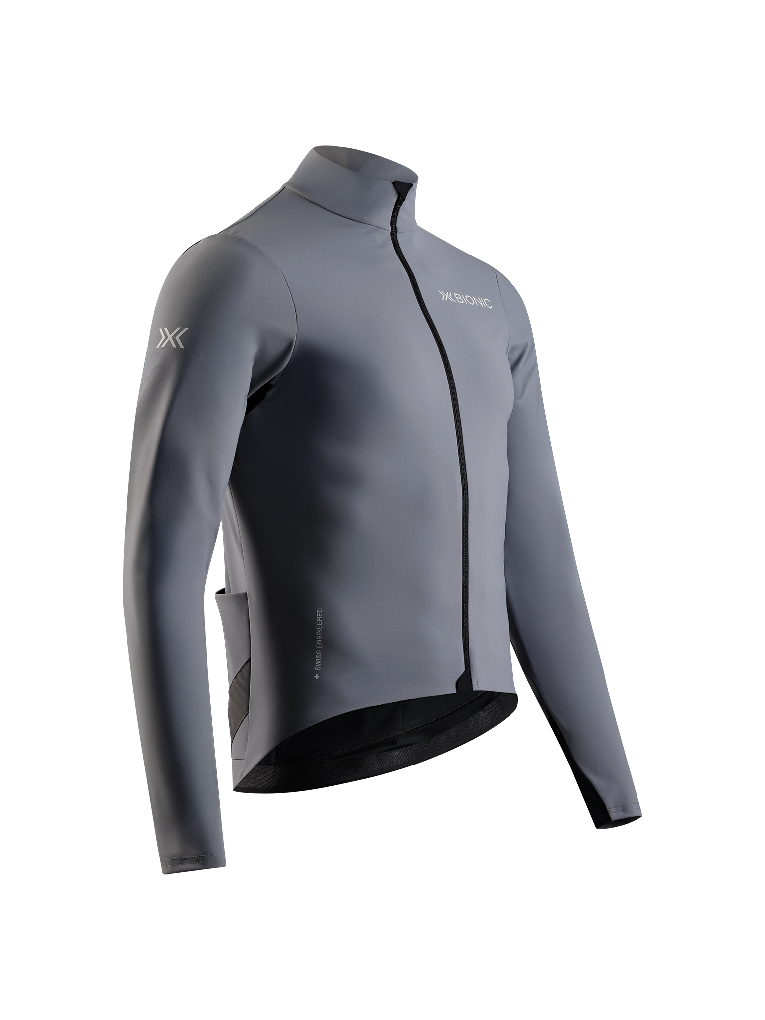 X-BIONIC COREFUSION RIDE SOFTSHELL JACKET MEN - Rhino Grey - Jackets - 1 of 8