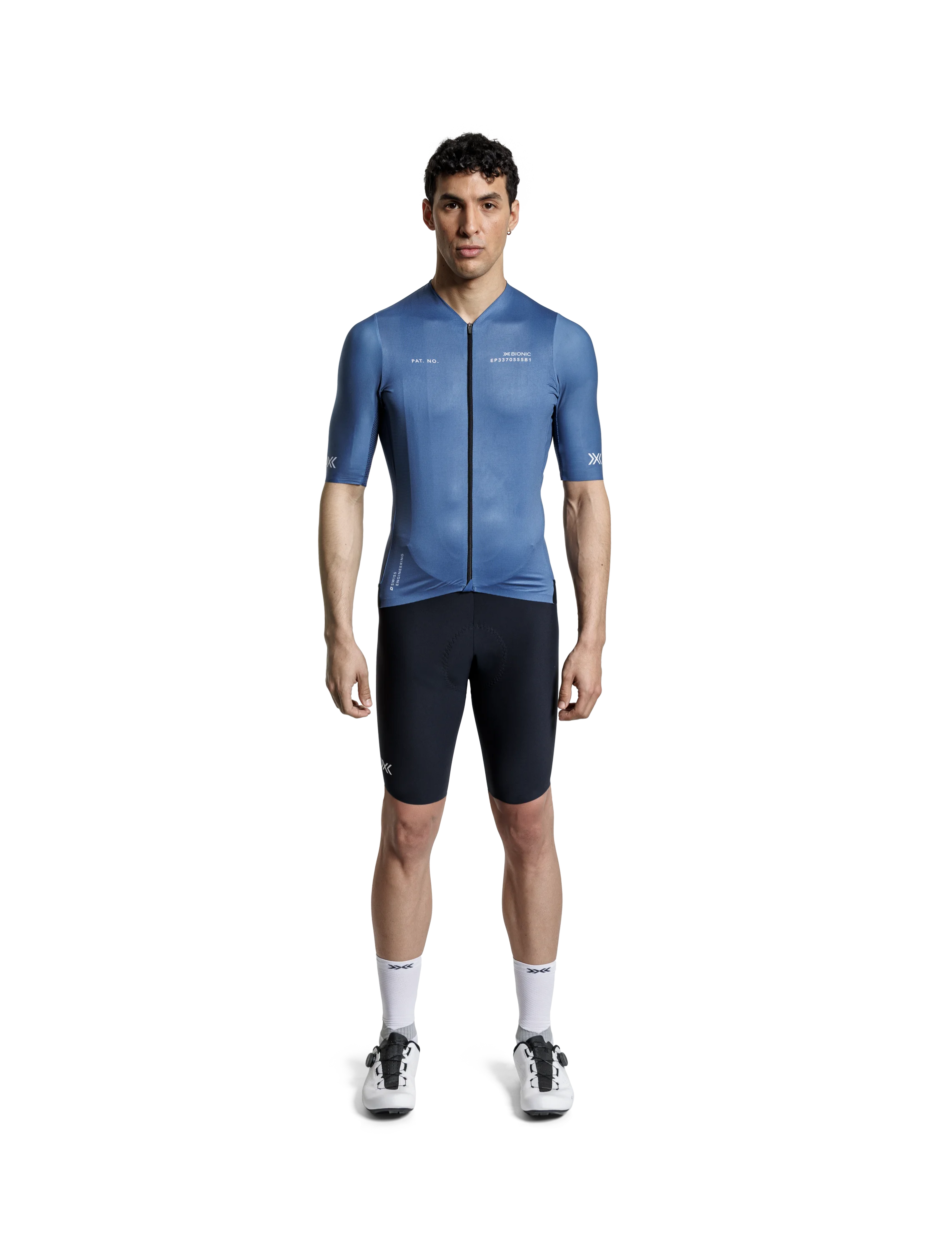 X-BIONIC COREFUSION AERO JERSEY SS MEN - Mineral Blue - Zip Shirts - 26 of 40