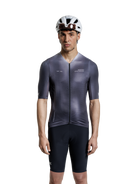 X-BIONIC COREFUSION AERO JERSEY SS MEN - Dark Monochromatic Heatmap - Zip Shirts - 35 of 40