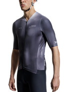 X-BIONIC COREFUSION AERO JERSEY SS MEN - Dark Monochromatic Heatmap - Zip Shirts - 37 of 40