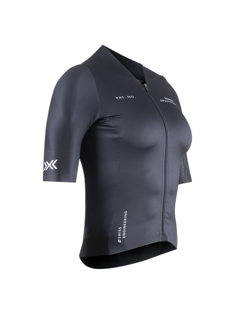 X-BIONIC COREFUSION AERO JERSEY SS WMN - Opal Black - Zip Shirts - 24 of 26
