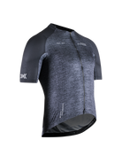 X-BIONIC COREFUSION ENDURANCE MERINO JERSEY SS MEN - Opal Black Melange - Zip Shirts - 1 of 4