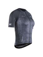X-BIONIC COREFUSION ENDURANCE MERINO JERSEY SS WMN - Opal Black Melange - Zip Shirts - 1 of 4