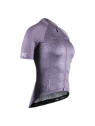 X-BIONIC COREFUSION ENDURANCE MERINO JERSEY SS WMN - Dusty Lavender Melange - Zip Shirts - 3 of 4