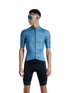 X-BIONIC COREFUSION RIDE JERSEY SS MEN - Slate Blue - Zip Shirts - 22 of 50