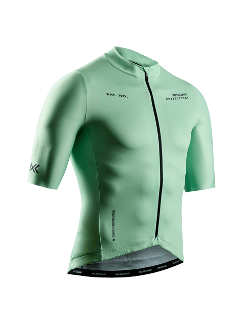 X-BIONIC COREFUSION RIDE JERSEY SS MEN - Digital Lime - Zip Shirts - 46 of 50