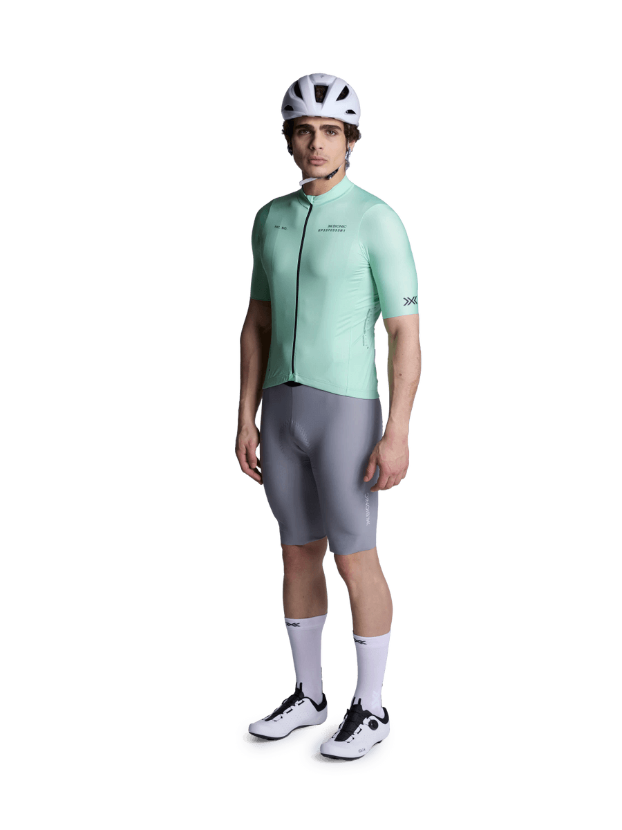 X-BIONIC COREFUSION RIDE JERSEY SS MEN - Digital Lime - Zip Shirts - 46 of 50