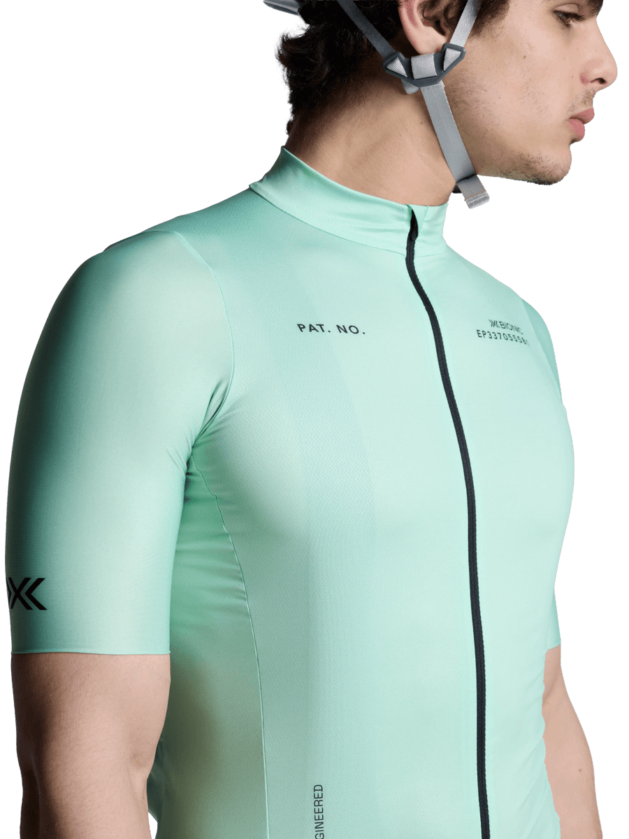 X-BIONIC COREFUSION RIDE JERSEY SS MEN - Digital Lime - Zip Shirts - 48 of 50