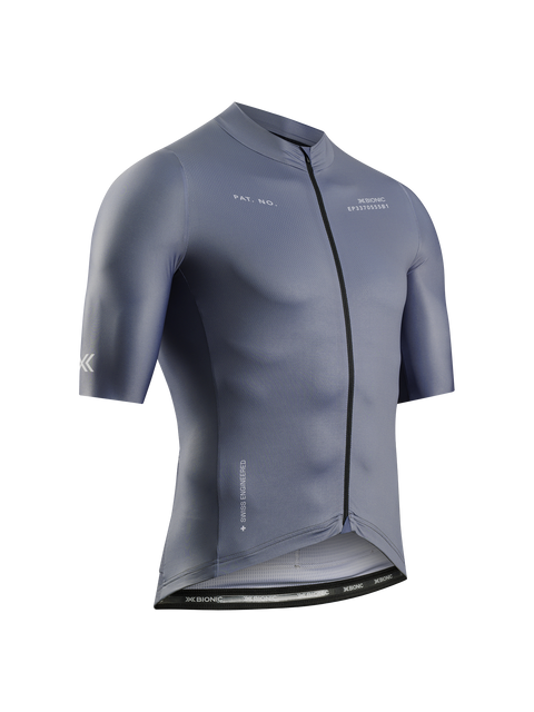 X-BIONIC COREFUSION RIDE JERSEY SS MEN - Rhino Grey - Zip Shirts - 12 of 50