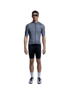 X-BIONIC COREFUSION RIDE JERSEY SS MEN - Rhino Grey - Zip Shirts - 13 of 50