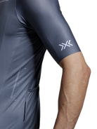 X-BIONIC COREFUSION RIDE JERSEY SS MEN - Rhino Grey - Zip Shirts - 17 of 50