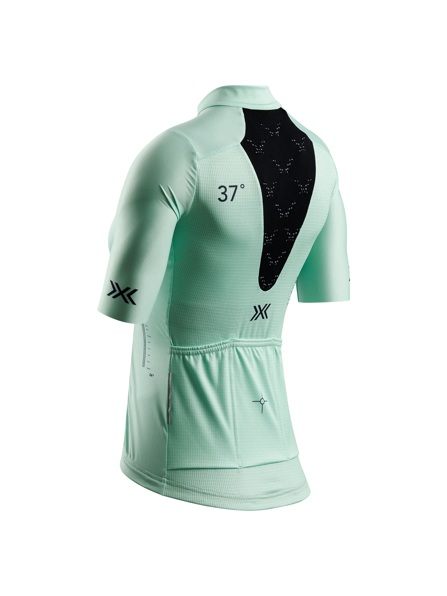 X-BIONIC COREFUSION RIDE JERSEY SS WMN - Digital Lime - Zip Shirts - 7 of 50