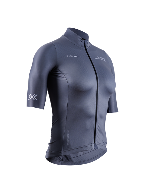 X-BIONIC COREFUSION RIDE JERSEY SS WMN - Rhino Grey - Zip Shirts - 9 of 50