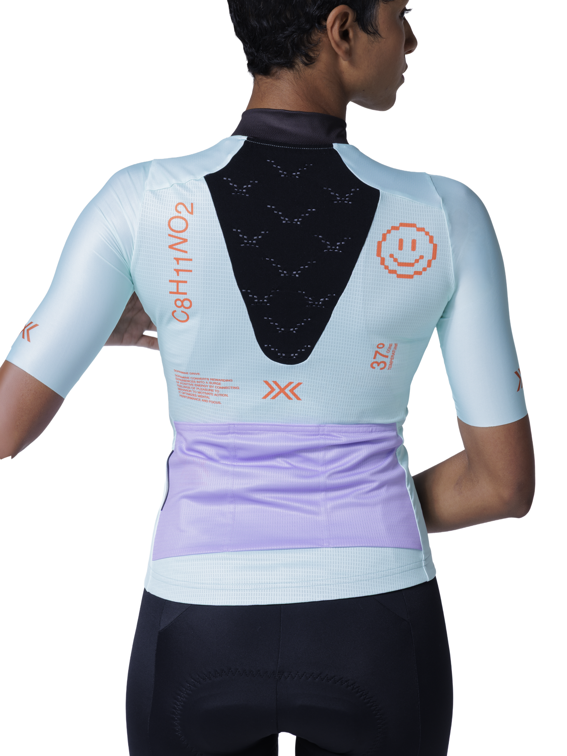X-BIONIC COREFUSION RIDE JERSEY SS WMN - Dopamine - Zip Shirts - 25 of 50