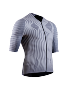 X-BIONIC COREFUSION ULTIMATE AERO JERSEY SS MEN - Windmap Seal Grey - Zip Shirts - 1 of 3