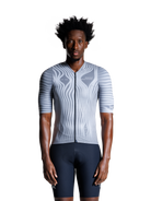 X-BIONIC COREFUSION ULTIMATE AERO JERSEY SS MEN - Windmap Seal Grey - Zip Shirts - 3 of 3