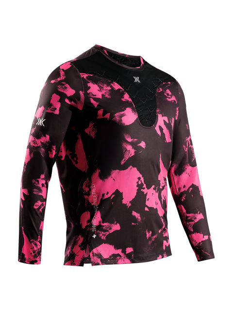 X-BIONIC COREFUSION RUN SHIRT LS MEN - Wolfpack Black Neo Pink Winter - Longsleeves - 12 of 19