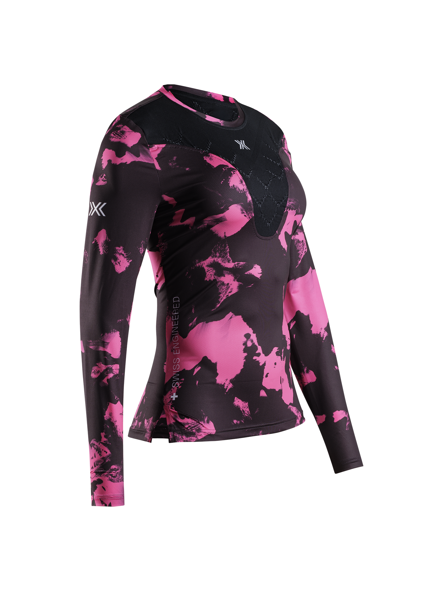 X-BIONIC COREFUSION RUN SHIRT LS WMN - Wolfpack Black Neo Pink Winter - Longsleeves - 1 of 10