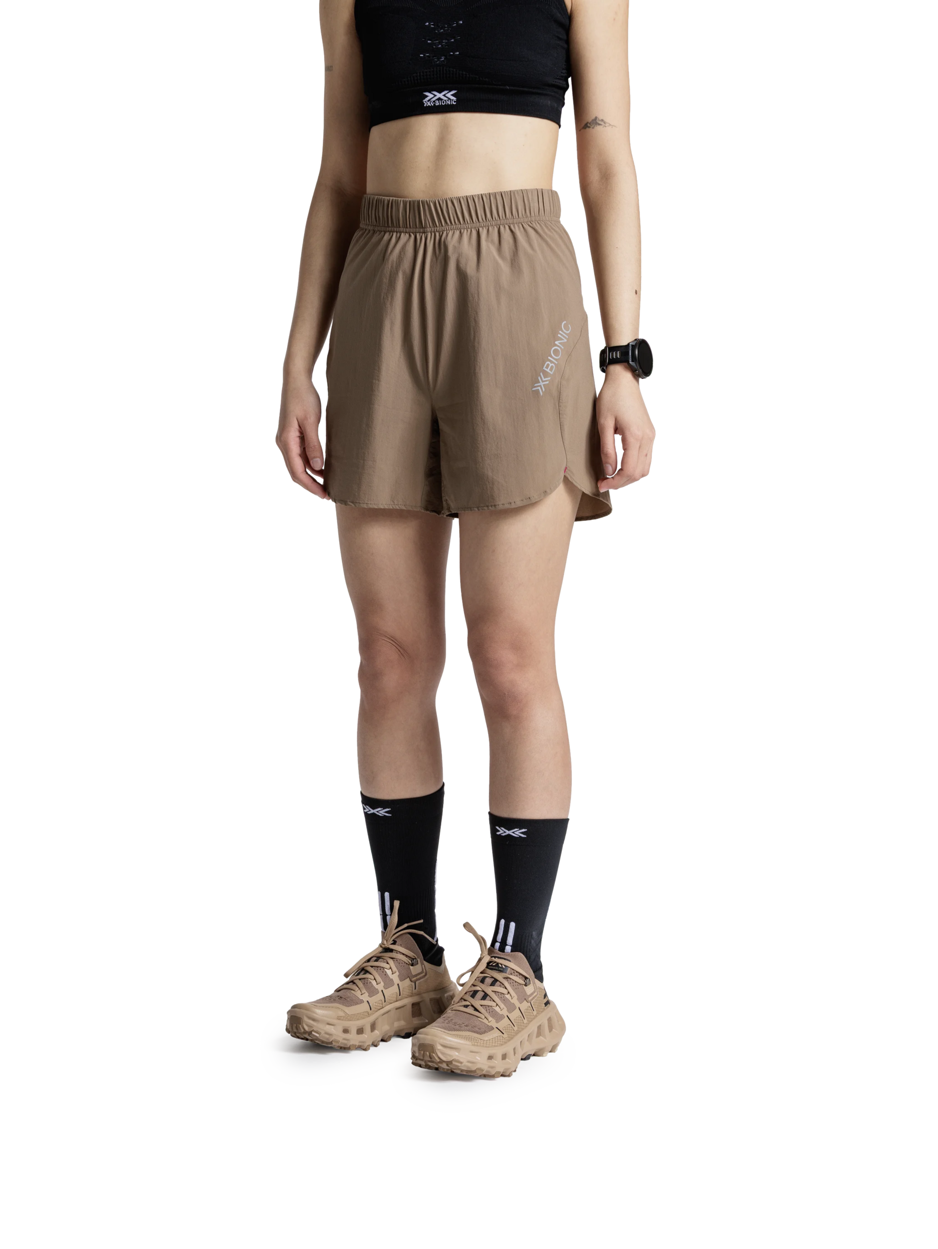 X-BIONIC COREFUSION RUN DISCOVER SHORTS WMN - Dark Sand - Shorts - 2 of 23