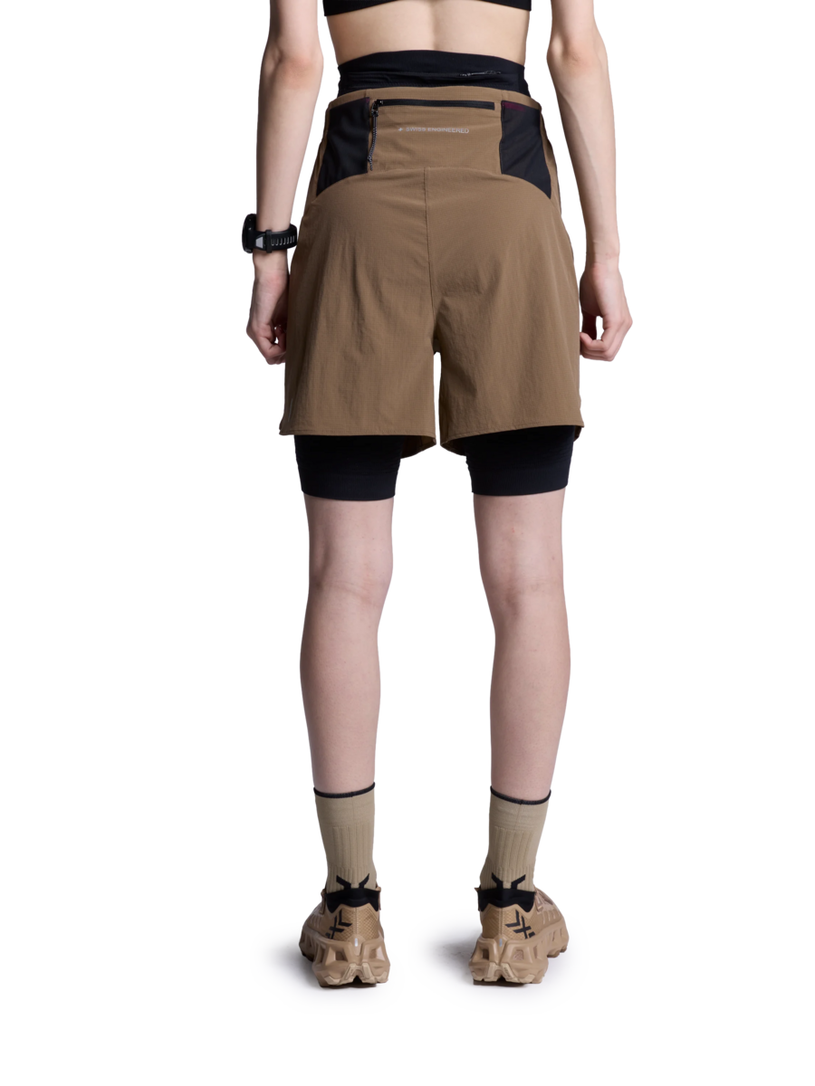 X-BIONIC COREFUSION RUN PERFORM SHORTS WMN - Dark Sand - Shorts - 10 of 20