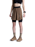 X-BIONIC COREFUSION RUN PERFORM SHORTS WMN - Dark Sand - Shorts - 13 of 20