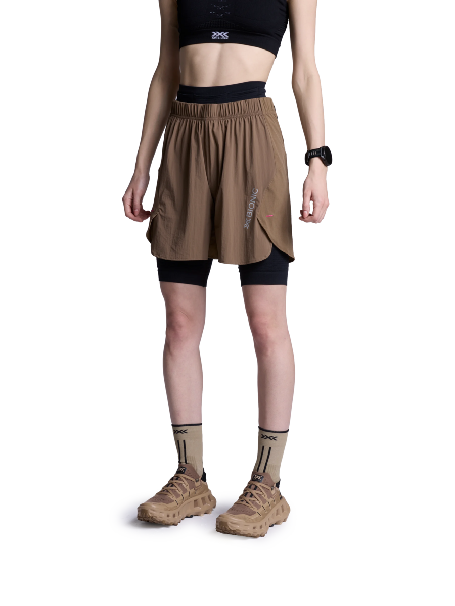 X-BIONIC COREFUSION RUN PERFORM SHORTS WMN - Dark Sand - Shorts - 13 of 20