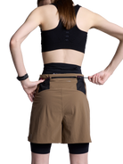 X-BIONIC COREFUSION RUN PERFORM SHORTS WMN - Dark Sand - Shorts - 17 of 20