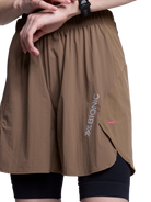 X-BIONIC COREFUSION RUN PERFORM SHORTS WMN - Dark Sand - Shorts - 18 of 20