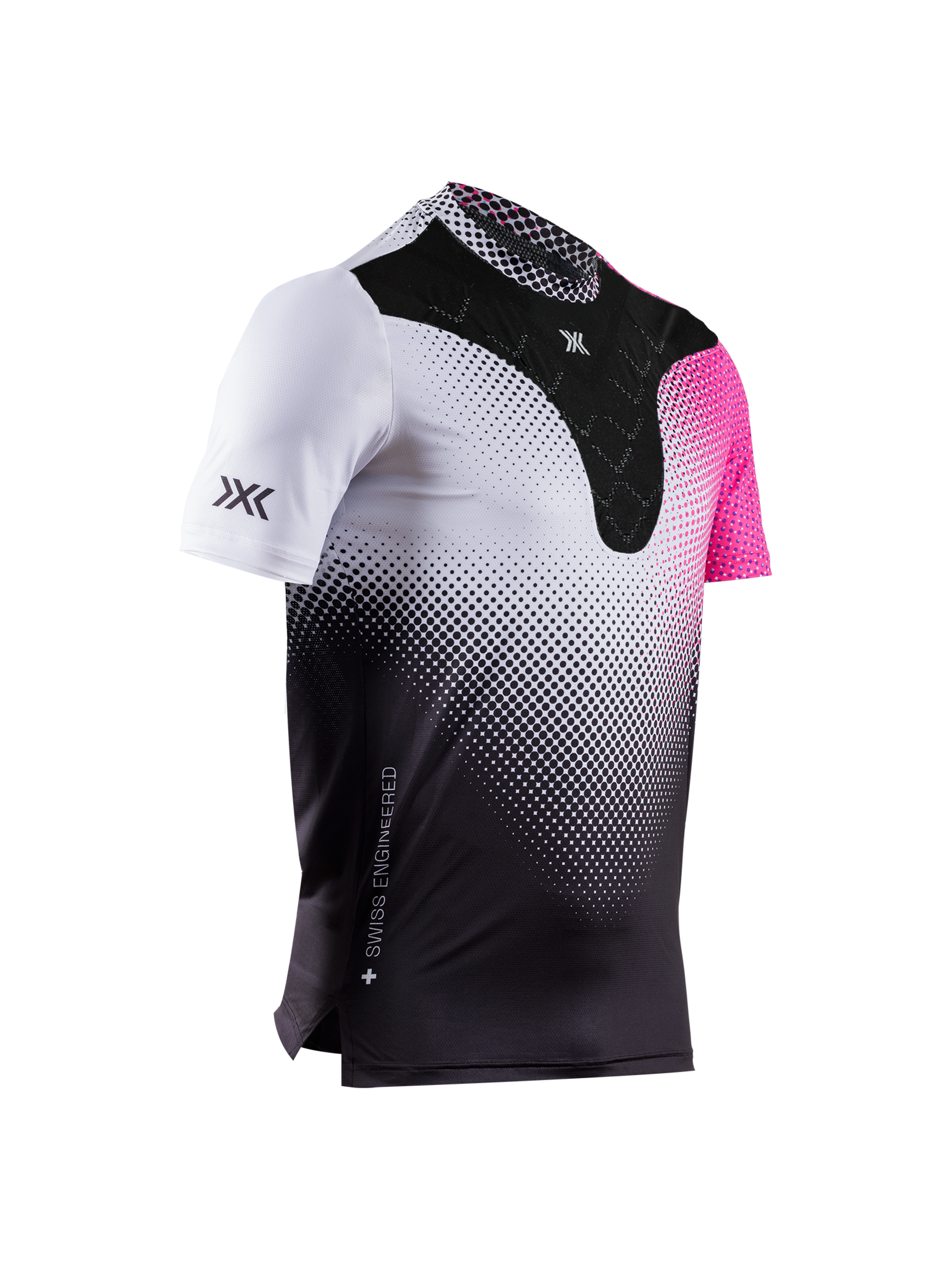 X-BIONIC COREFUSION RUN SHIRT SS MEN - Dot Fade White Neo Pink - T-Shirts - 24 of 48