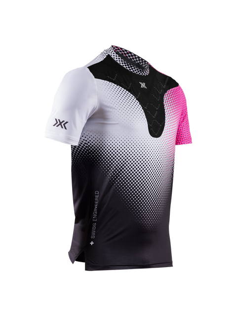 X-BIONIC COREFUSION RUN SHIRT SS MEN - Dot Fade White Neo Pink - T-Shirts - 24 of 48