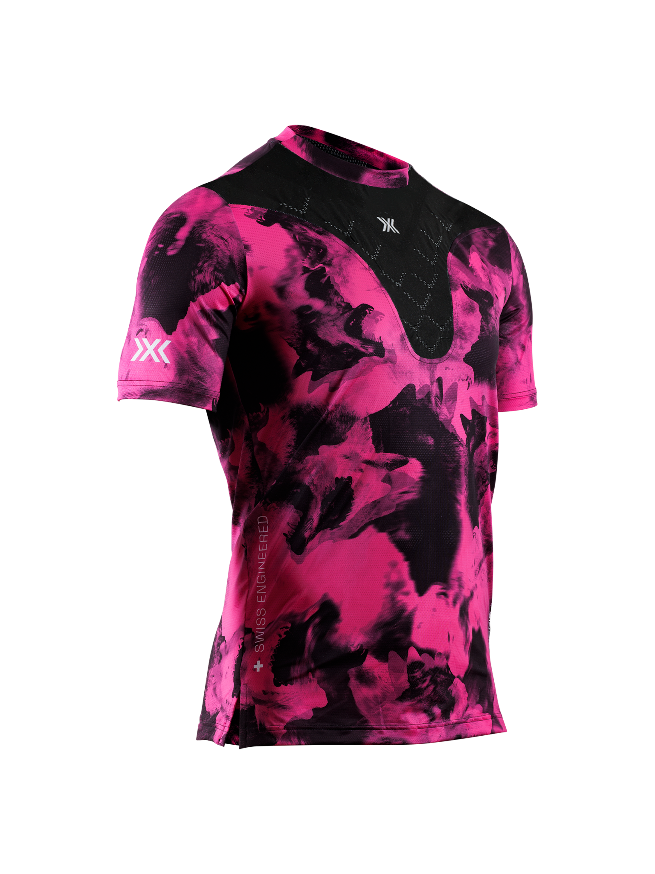 X-BIONIC COREFUSION RUN SHIRT SS MEN - Wolfpack Black Neo Pink - T-Shirts - 32 of 48