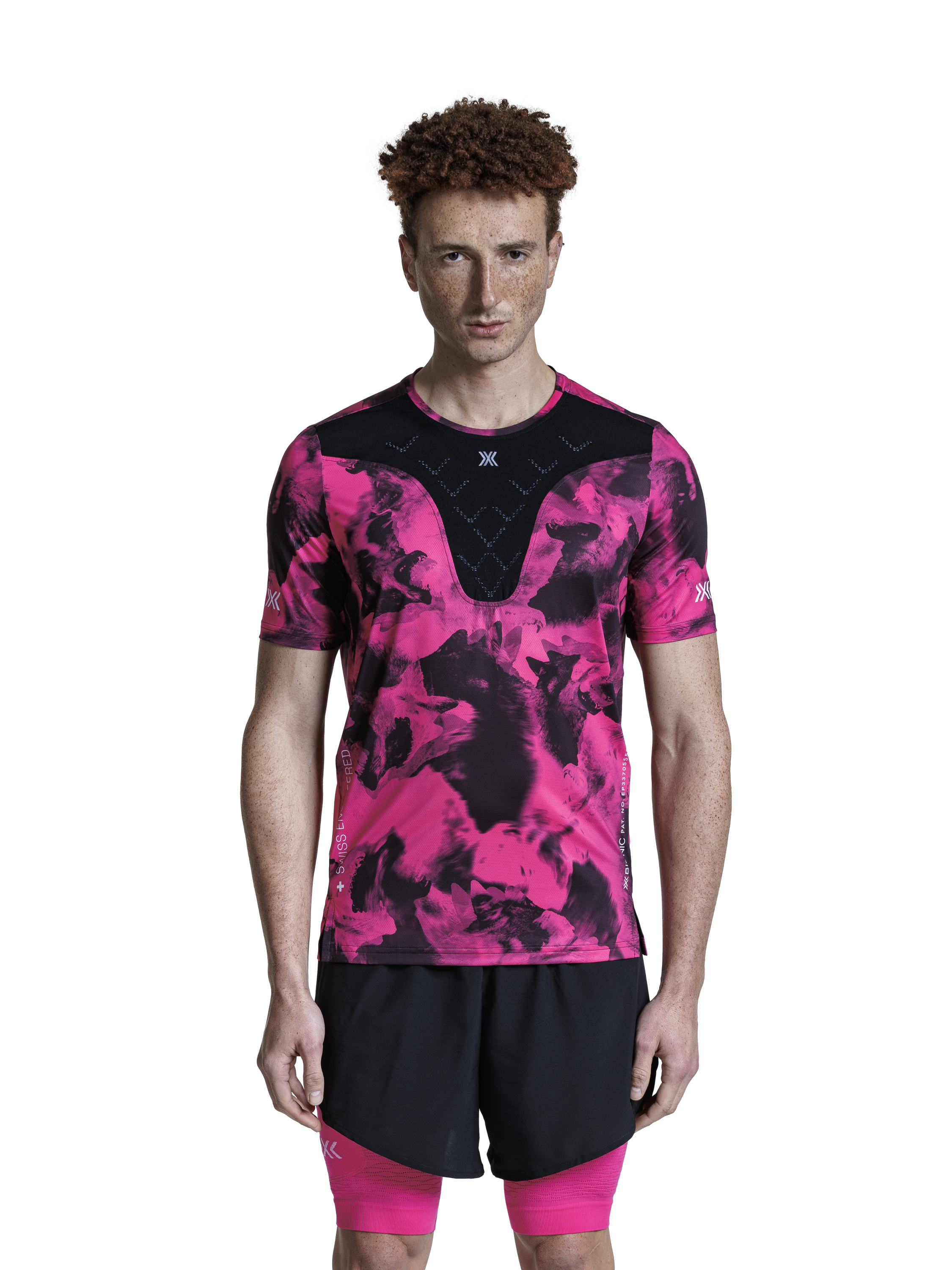 X-BIONIC COREFUSION RUN SHIRT SS MEN - Wolfpack Black Neo Pink - T-Shirts - 34 of 48